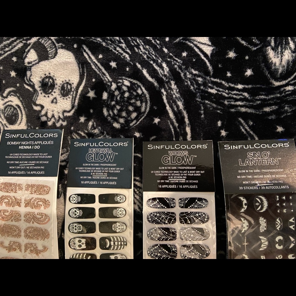 4 pack Nail Stickers - Picture 2 of 2